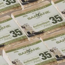 Tradycyjne mydło Aleppo 200g 35% oleju laurowego 65% oliwy z oliwek Saryane