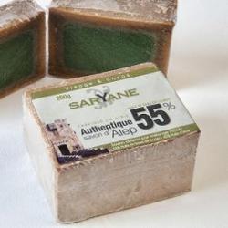 Tradycyjne mydło Aleppo 190g 55% oleju laurowego 45% oliwy z oliwek Saryane
