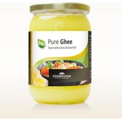 BIO Ghee masło klarowane 500g Cosmoveda do smażenia w wysokiej temperaturze