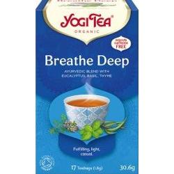 Herbata BREATHE DEEP Swobodny Oddech Yogi Tea BIO 17 torebek