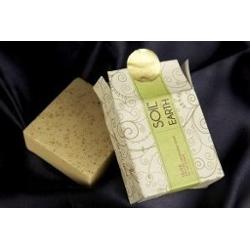 Ręcznie robione w Indiach mydło do ciała i włosów 100% VEGAN Oliwkowe 125g Soil&Earth regeneracja i odmładzanie