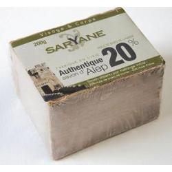 Tradycyjne mydło Aleppo 200g 20% oleju laurowego 80% oliwy z oliwek Saryane