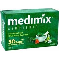 Mydełko 18 ziół do codziennej pielęgnacji skóry wrażliwej 125g Medimix Classic