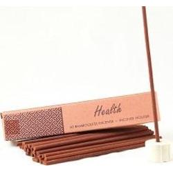 NIe zawierające bambusa kadzidła indyjskie z ceramicznym stojakiem HEALTH 50 sztuk Song of India