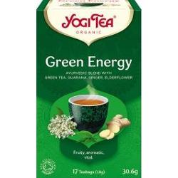 Herbata GREEN ENERGY Zielona energia BIO 17 torebek Yogi Tea