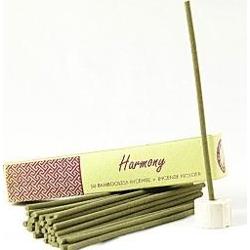 Nie zawierające bambusa kadzidła indyjskie z ceramicznym stojakiem HARMONY 50 sztuk Song of India