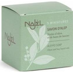 Mini mydełka ALEPPO oliwkowo-laurowe 5 szt. x 20g w sumie 100g. Najel