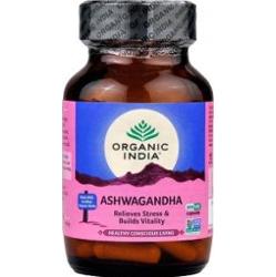 Ashwagandha Organic India 60 kaps x 400mg (Suplement diety)