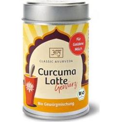 Organiczna mieszanka przypraw do mleka Bio Curcuma Latte (Golden Milk) 50g Classic Ayurveda