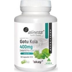 Gotu Kola Wąkrotka Azjatycka 400 Mg 100 Vege Kaps CENTELLA ASIATICA CAPS