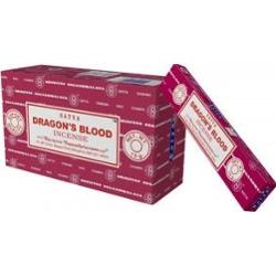Kadzidła w patyczkach Dragon's blood ok 24 sztuki 15g Satya Sai Baba Nag Champa