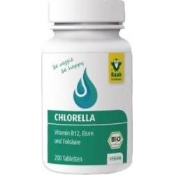 BIO Chlorella 200 tabletek (400 mg) Raab Vitalfood