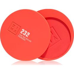 3INA The No-Rules Powder wielofunkcyjny kosmetyk do makijażu oczu, ust i twarzy odcień 232 - Hot coral, matte 8 g
