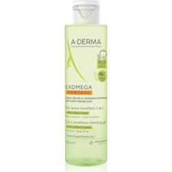 A-Derma Exomega Control 2 in 1 emollient cleansing gel żel pod prysznic do skóry suchej i atopowej 200 ml