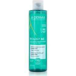 A-Derma Biology AC pieniący się żel myjący do skóry tłustej i mieszanej 200 ml