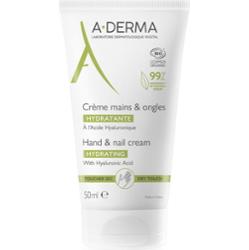 A-Derma Essentials Hand & Nail Cream krem nawilżający do rąk i paznokci z kwasem hialuronowym 50 ml