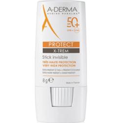 A-Derma Protect X-Trem Invisible Stick sztyft ochronny do miejsc wrażliwych SPF 50+ 8 g