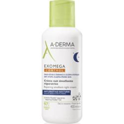 A-Derma Exomega Control Repairing Emollient Night Cream regenerujący krem na noc przeciw drapaniu 400 ml