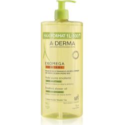 A-Derma Exomega Control Emollient Shower Oil zmiękczający olejek pod prysznic do skóry suchej i atopowej 1000 ml