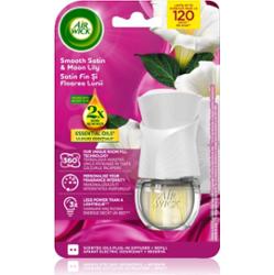 Air Wick Smooth Satin & Moon Lily Electric elektryczny odświeżacz powietrza z napełnieniem 19 ml