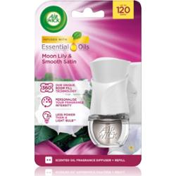Air Wick Moon Lily & Smooth Satin Electric elektryczny odświeżacz powietrza z napełnieniem 19 ml