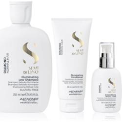 Alfaparf Milano Semi di Lino Diamond Kit zestaw do nabłyszczania i zmiękczania włosów