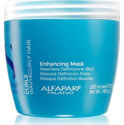 Alfaparf Milano Semi Di Lino Curls Enhancing Mask odżywcza maska do falowanych i kręconych włosów bez połysku 500 ml