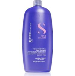 Alfaparf Semi Di Lino Intense Anti-Yellow Low Shampoo – szampon do włosów blond i siwych, 1L