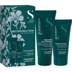 Alfaparf Milano Semi di Lino Reconstruction Minisize Kit zestaw podróżny do włosów zniszczonych