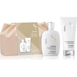 Alfaparf Milano Semi di Lino Diamond Duo Kit zestaw upominkowy do rozjaśnienia i nawilżenia 2 szt.