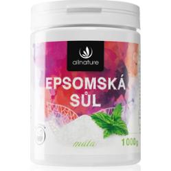 Allnature Epsom salt Mint sól do kąpieli 1000 g