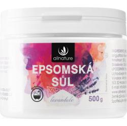 Allnature Epsom salt Lavender sól do kąpieli 500 g