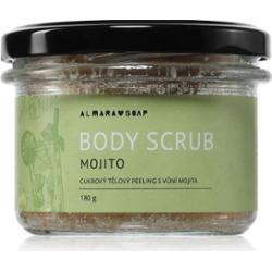 Almara Soap Body Scrub peeling cukrowy do ciała na cellulit z zapachem Mojito 180 g