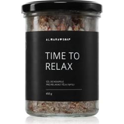 Almara Soap Bath relaksująca sól do kąpieli z zapachem Time To Relax 450 g