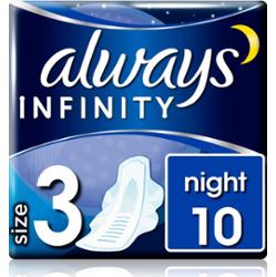 Always Infinity Night Size 3 podpaski na noc 10 szt.