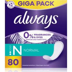 Always Daily Fresh Normal wkładki higieniczne nieperfumowany 80 szt.
