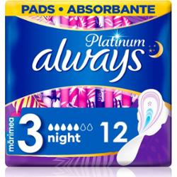 Always Platinum Night Size 3 podpaski na noc 12 szt.