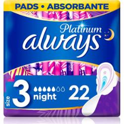 Always Platinum Night Size 3 podpaski na noc 22 szt.