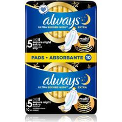 Always Ultra Secure Night Extra podpaski 10 szt.