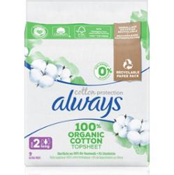 Always Cotton Protection Long podpaski nieperfumowany 9 szt.