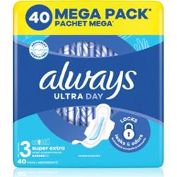 Always Ultra Super Extra Size 3 podpaski ze skrzydełkami 40 szt.