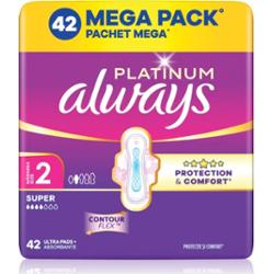 Always Platinum Super Size 2 podpaski ze skrzydełkami 42 szt.