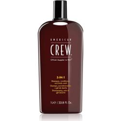 American Crew Hair & Body 3-IN-1 szampon, odżywka do włosów i żel pod prysznic 3w1 dla mężczyzn 1000 ml
