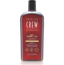 American Crew 3 in 1 Ginger + Tea szampon 3w1, odżywka i żel pod prysznic dla mężczyzn 1000 ml