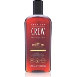 American Crew 3 in 1 Ginger + Tea szampon 3w1, odżywka i żel pod prysznic dla mężczyzn 450 ml