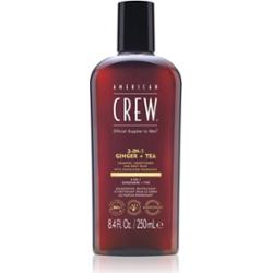 American Crew 3 in 1 Ginger + Tea szampon 3w1, odżywka i żel pod prysznic dla mężczyzn 250 ml