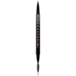 Anastasia Beverly Hills MicroStroke Brow Pen pisak do brwi ze szczotką odcień Ebony 0.5 ml