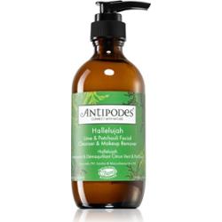 Antipodes Hallelujah Lime & Patchouli oczyszczający żel do demakijażu do twarzy 200 ml