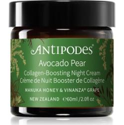 Antipodes Avocado Pear Collagen-Boosting Night Cream krem odżywczy na noc do twarzy 60 ml