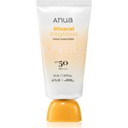 Anua K-Pop Demon Hunters Mineral Weightless Finish Sunscreen lekki krem ochronny do twarzy SPF 50 50 ml